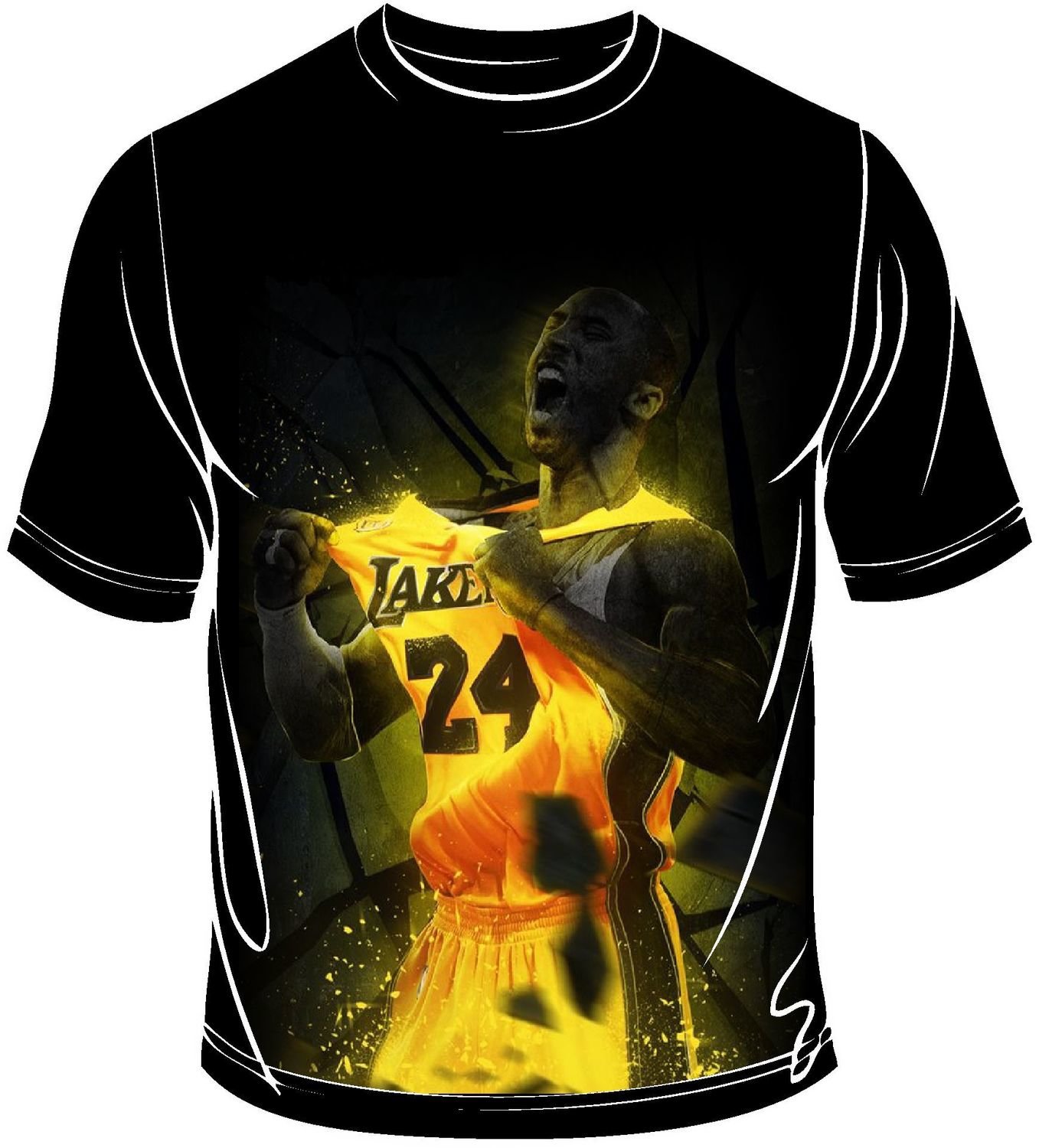 Kobe gold full print t-shirt Kobe gold full print t-shirt