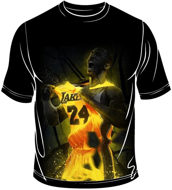 Kobe gold full print t-shirt