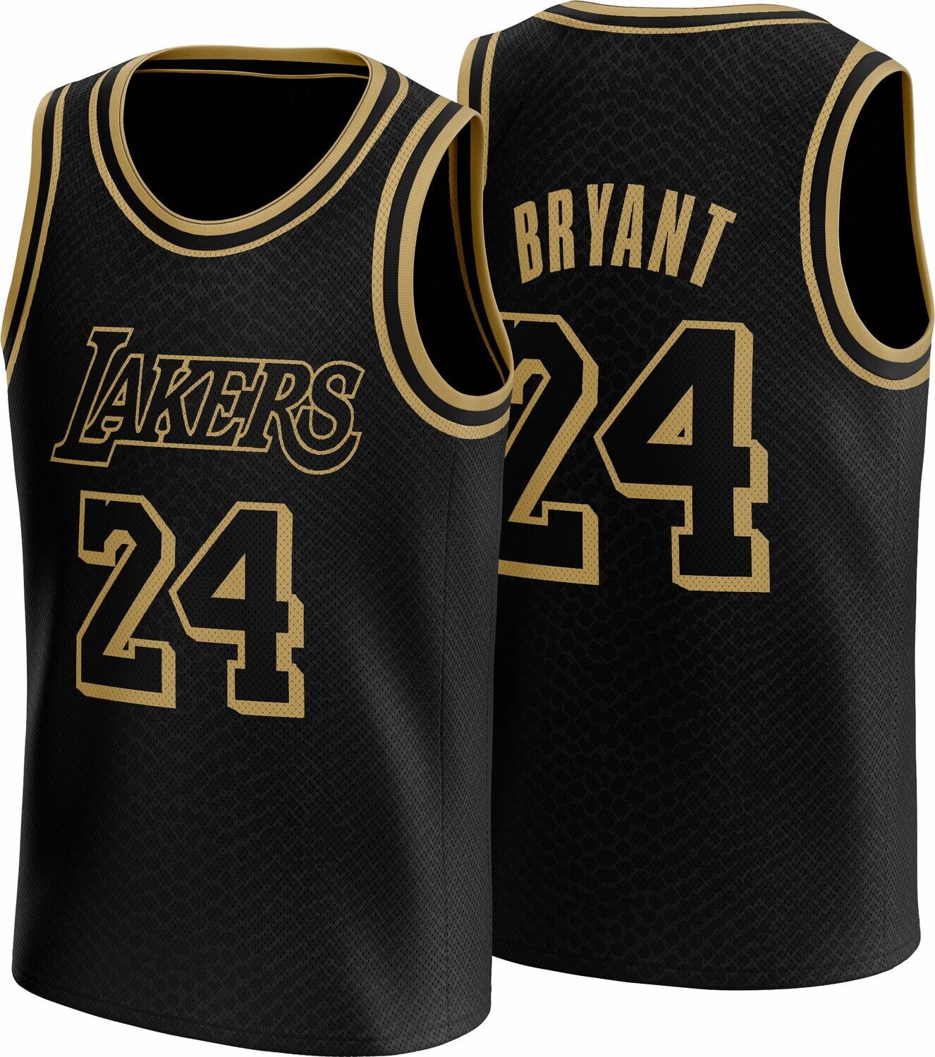 Vintage KOBE 24 Gold Black jersey