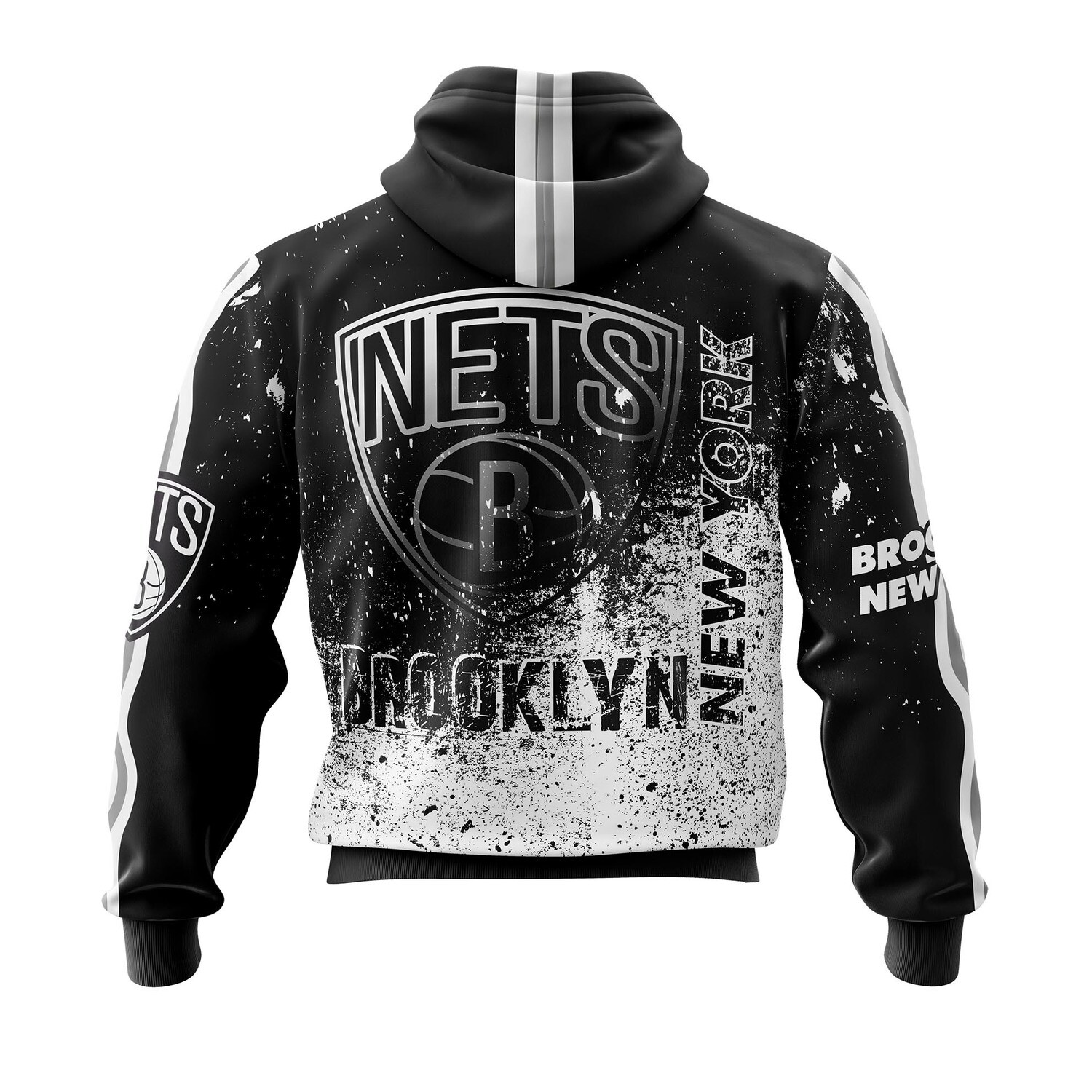 Brooklyn Black Digital Full Zip