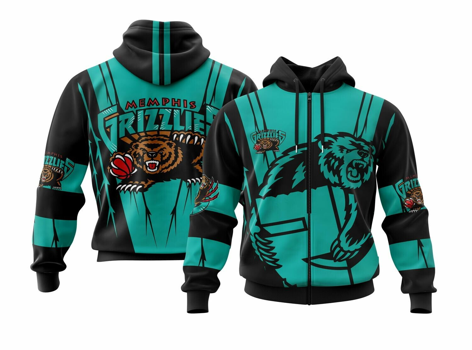 Memphis Digital Full Zip