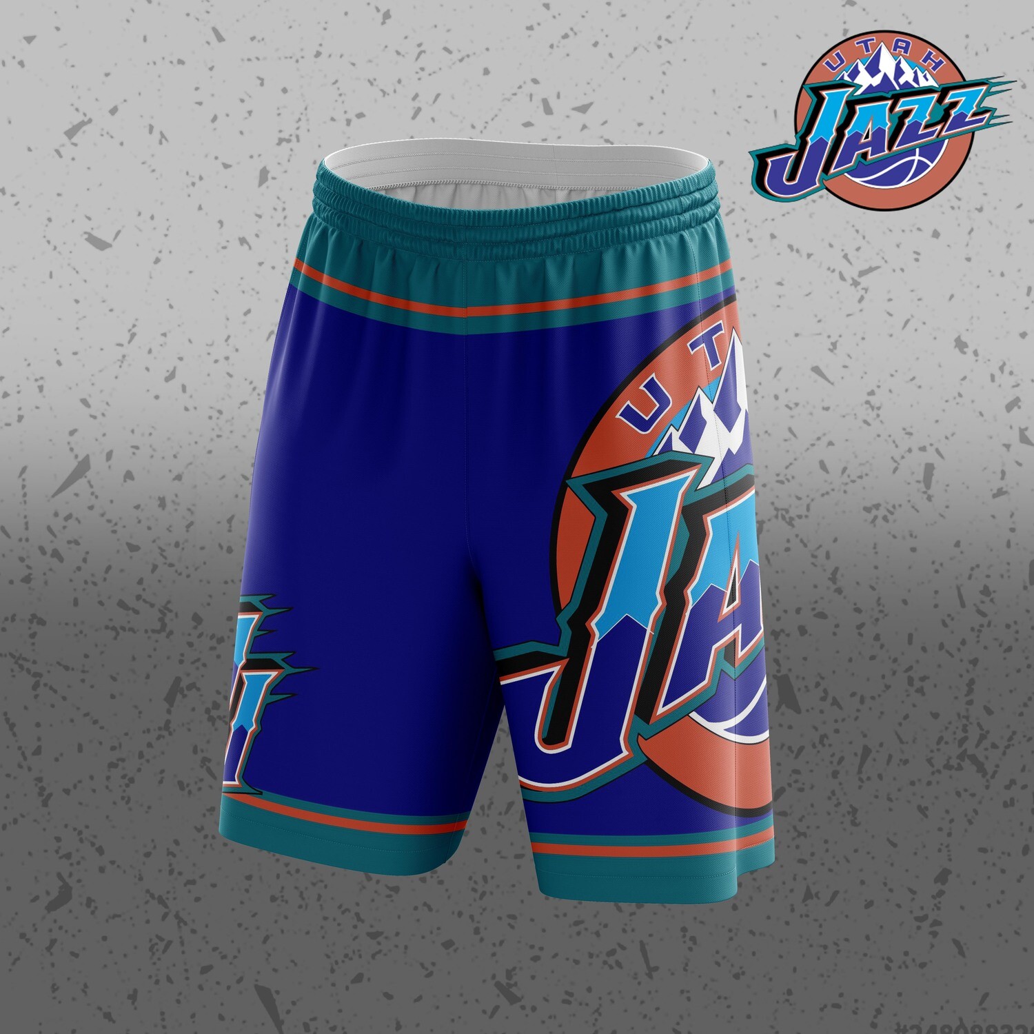 Jazz Retro Big Logo Shorts