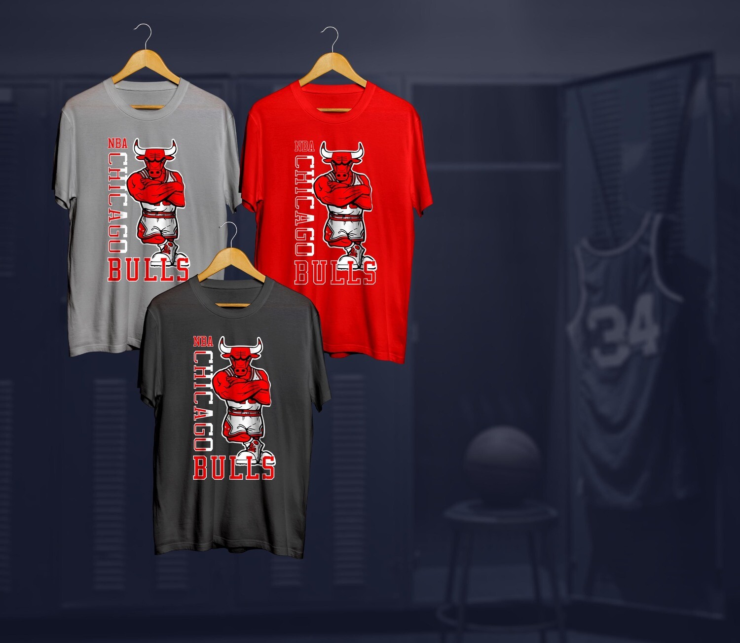Bulls Mascot T-shirt