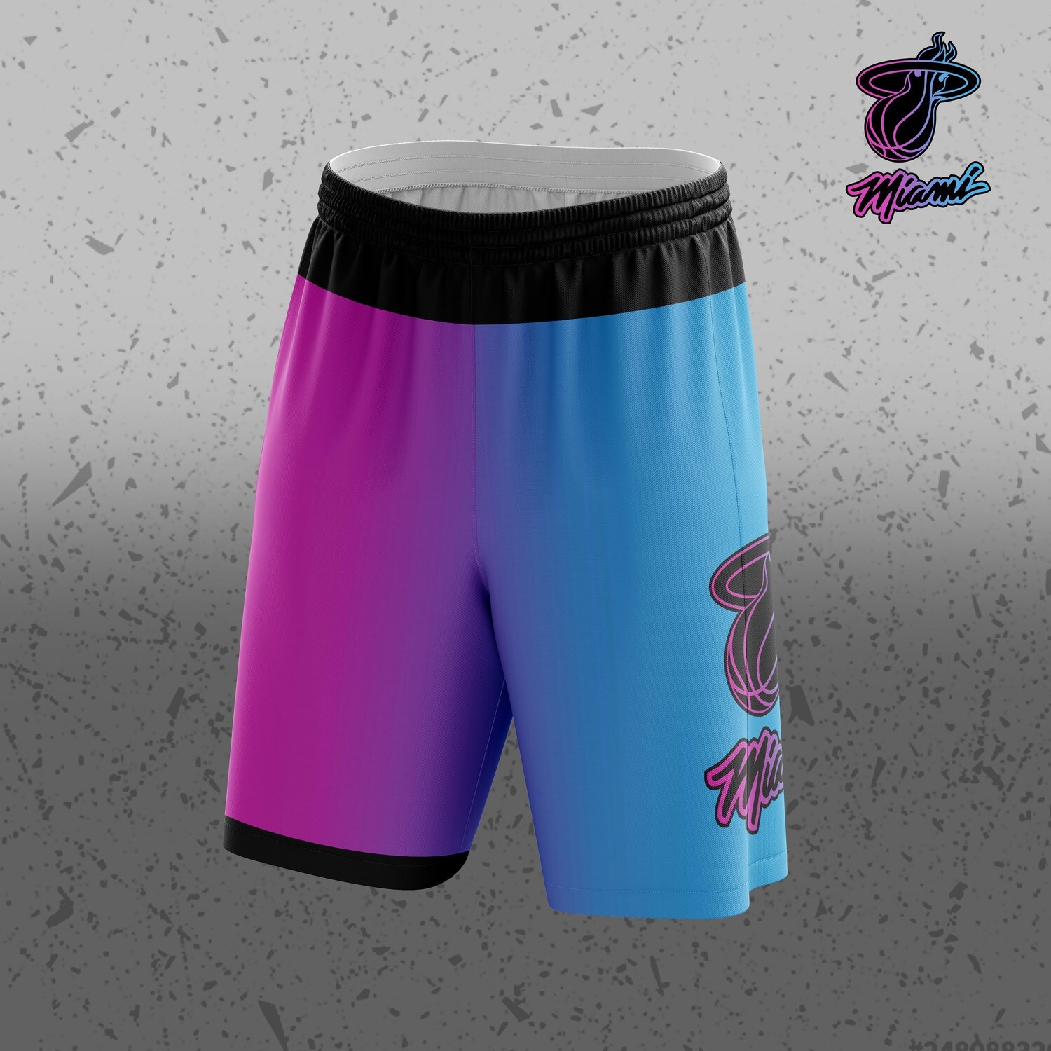 Miami City Edition Gradient Shorts
