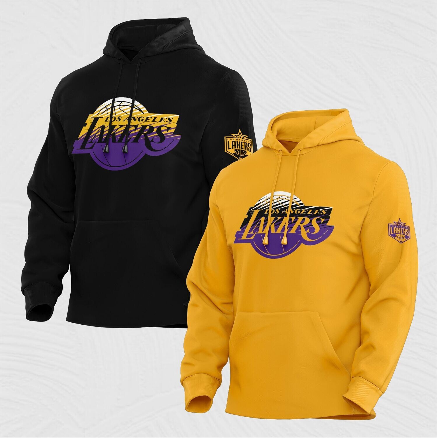 Offer Lakers Fade Hoodie Black - XL
