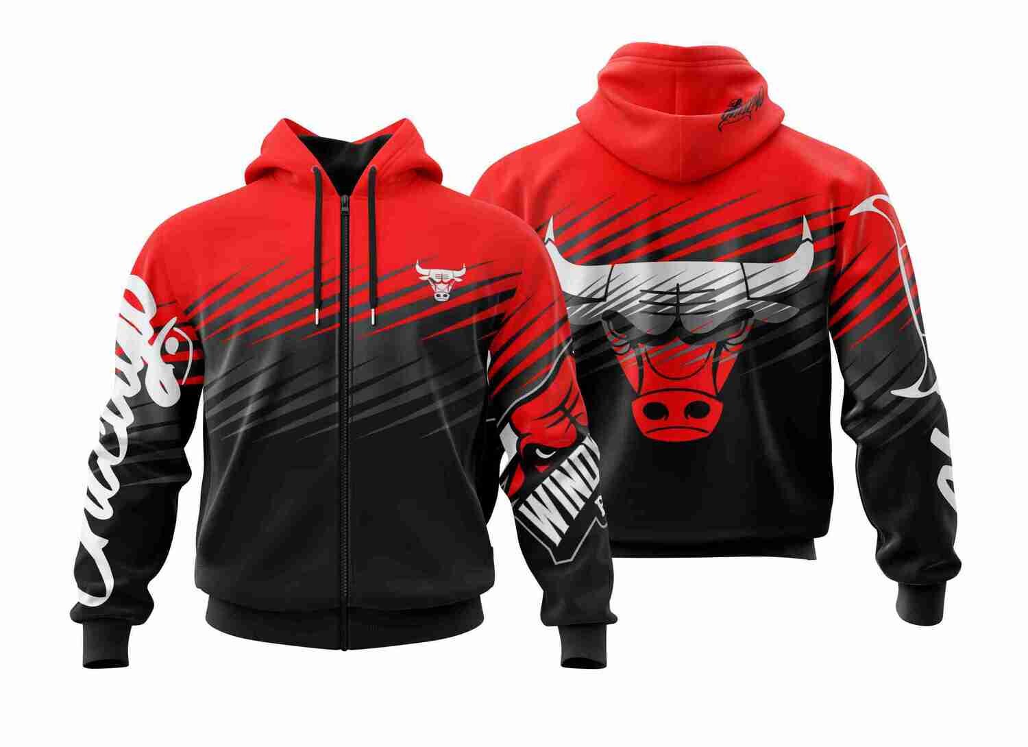 Chicago Fade Digital Full Zip