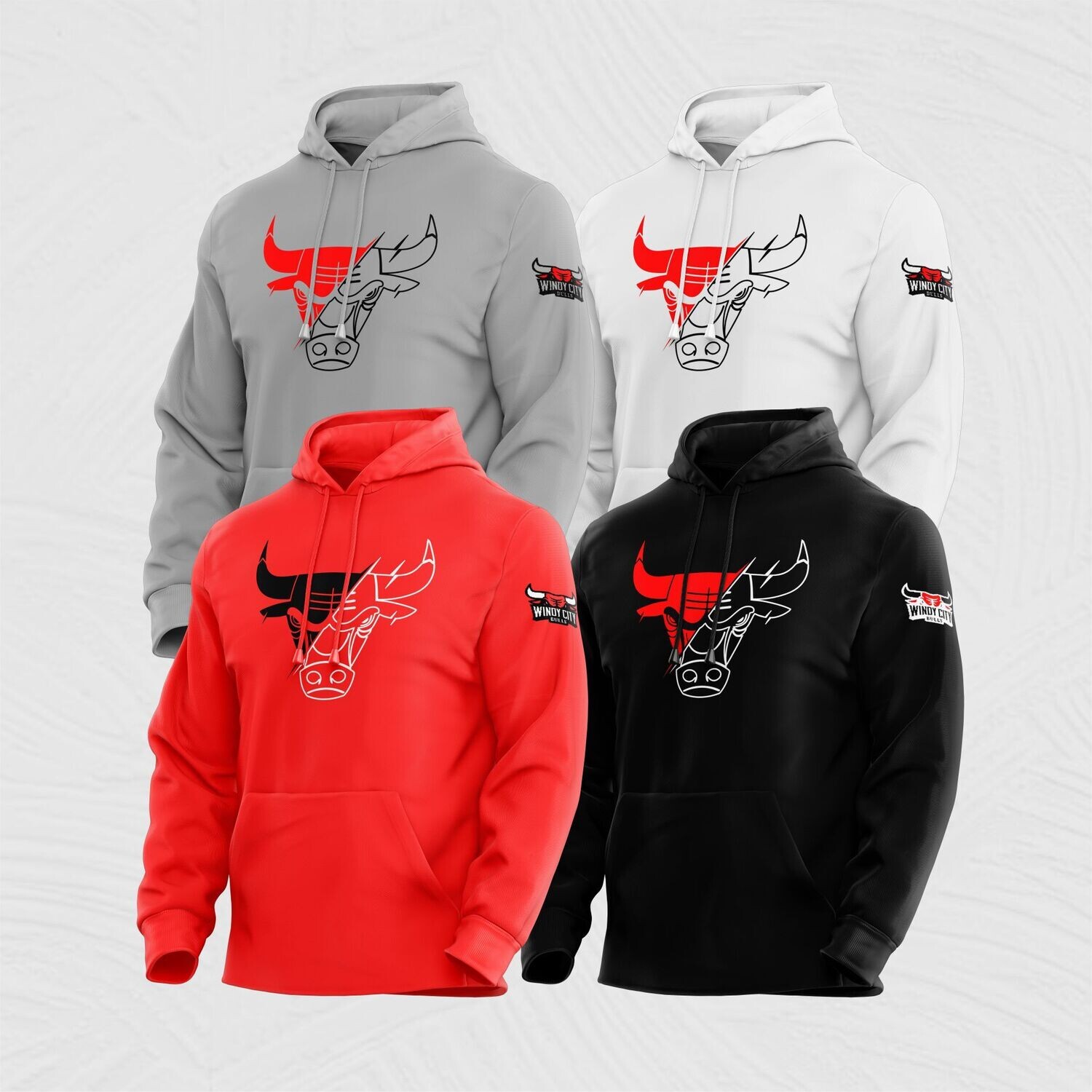 Chicago Half Hoodie