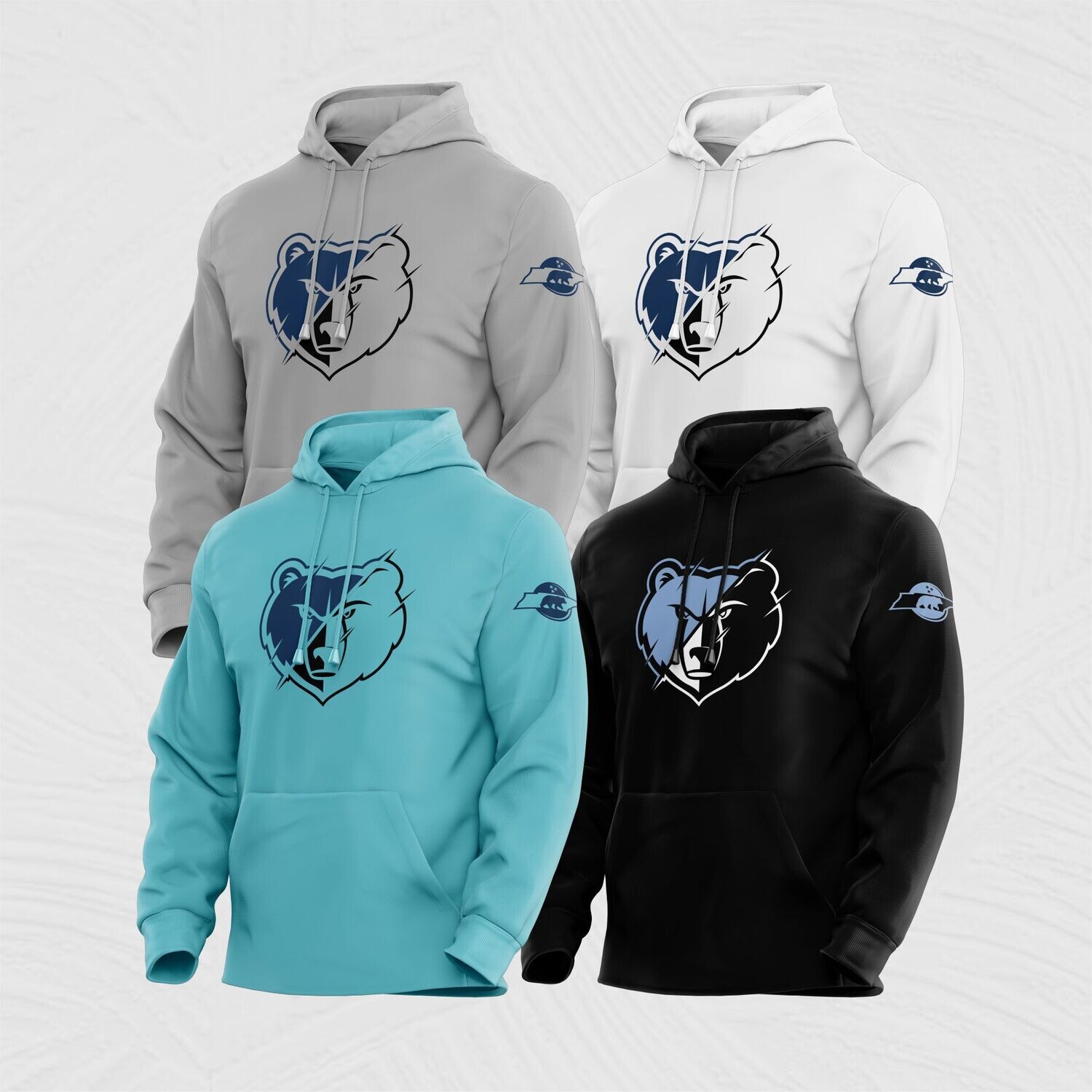 Memphis Half Hoodie