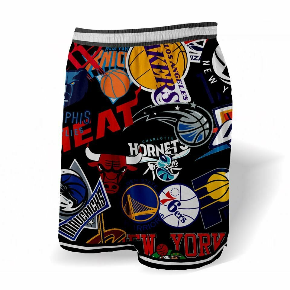 OFFER Full logos  black shorts 3XS