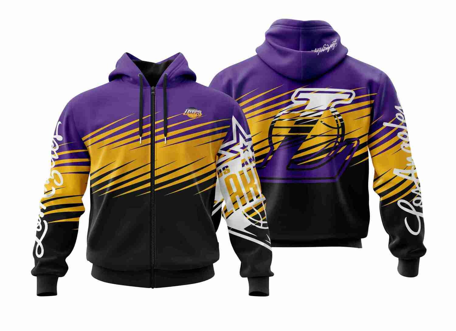 Lakers Fade Full Zip Hoodie