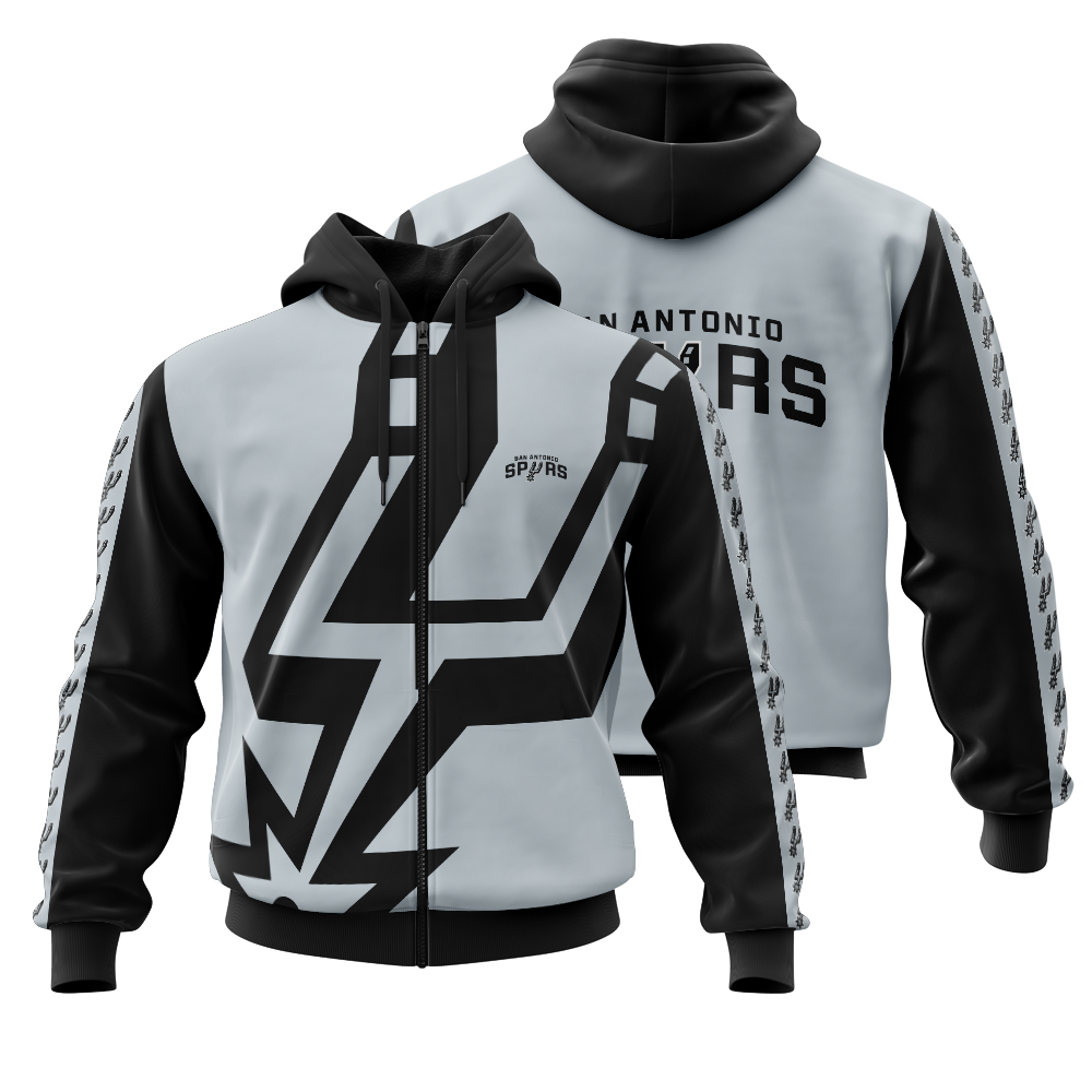 Spurs New Digital Full Zip