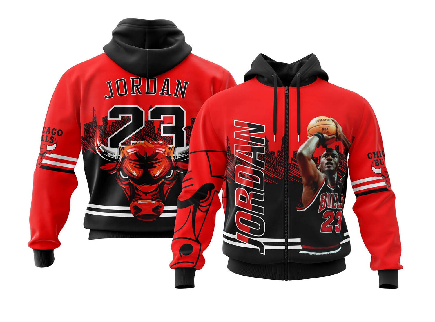 OFFER Michael Digital Full Zip - 3XL