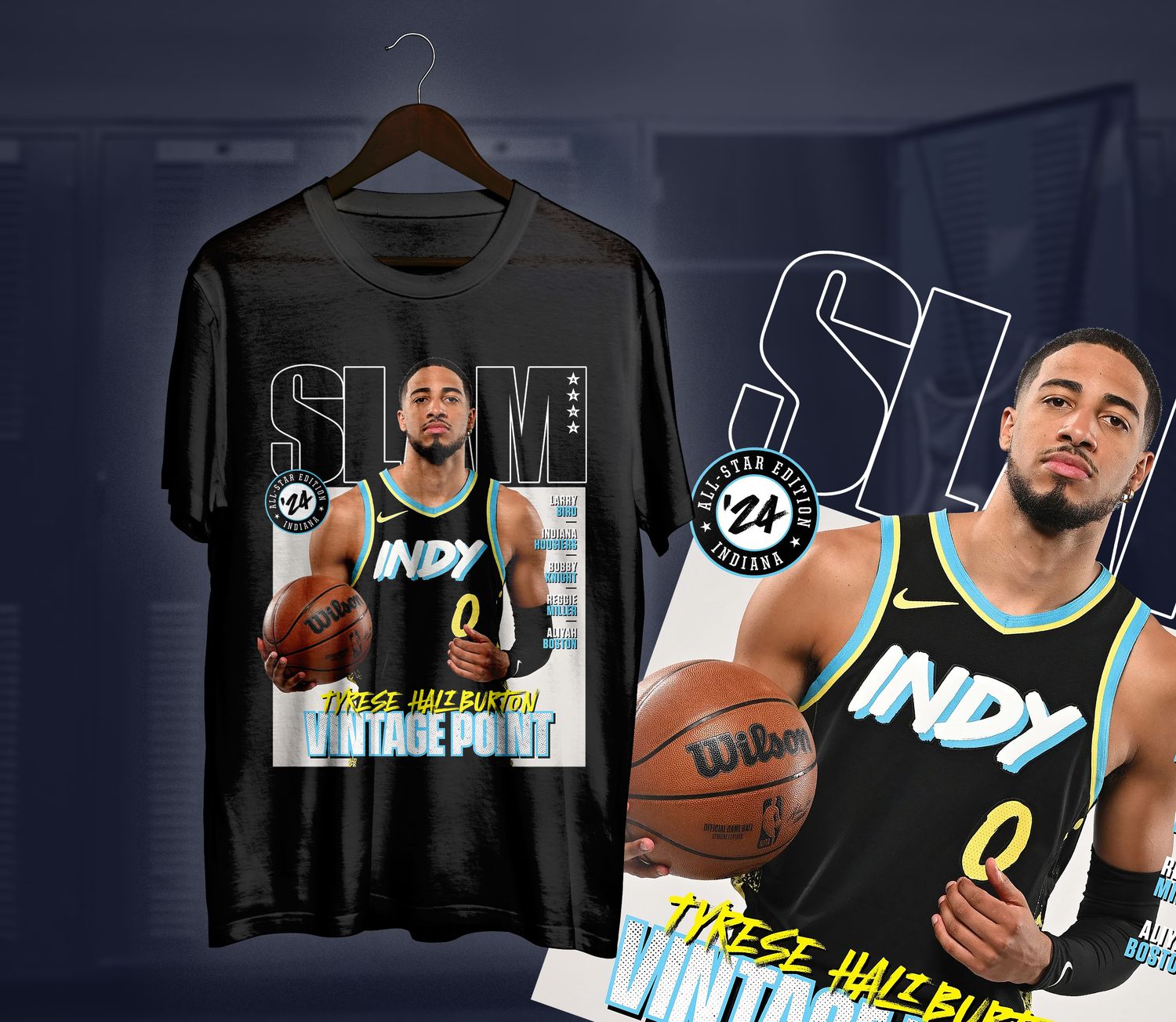 Haliburton Indy Slam t-shirt
