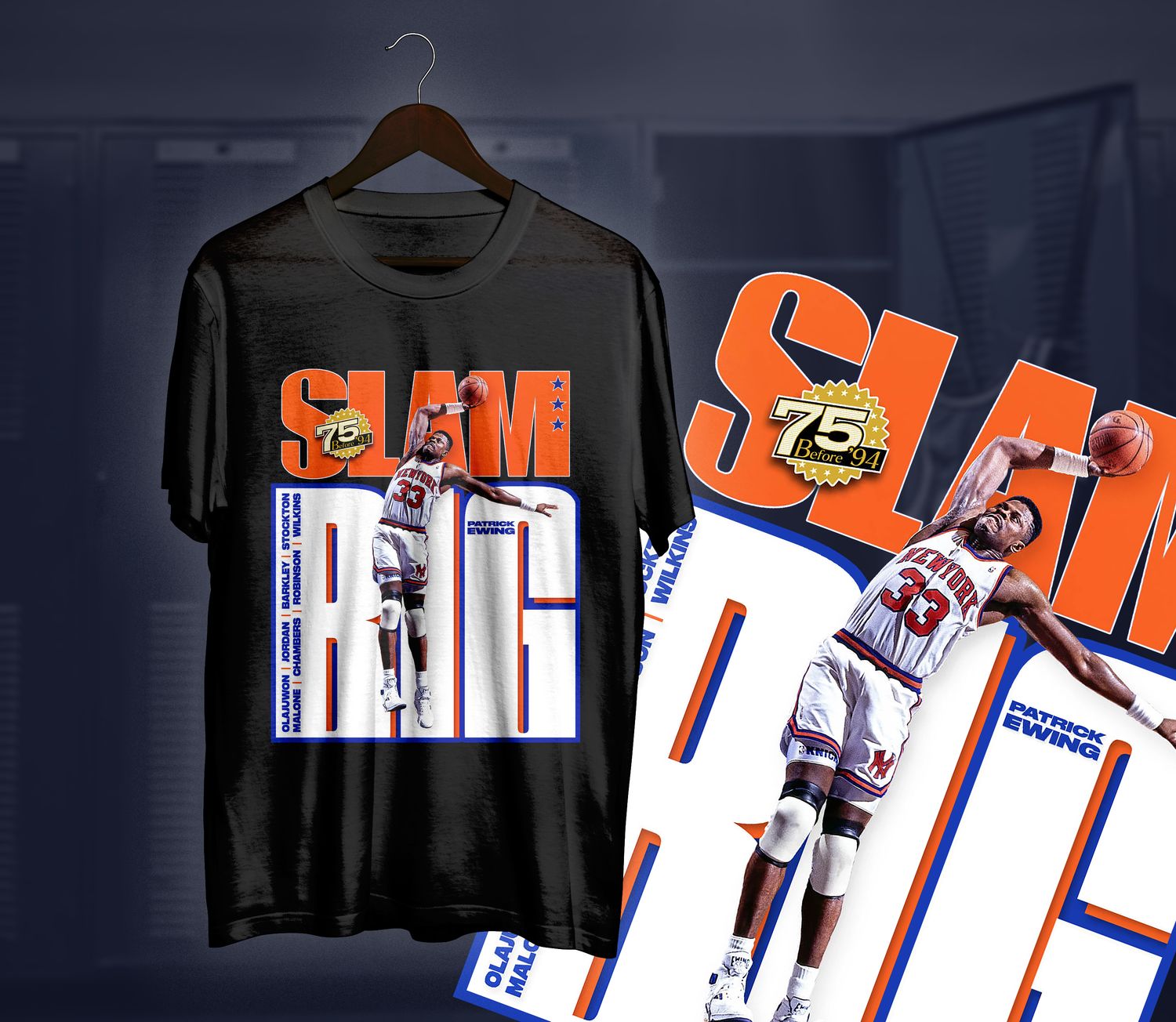 Patrick Ewing New York Slam t-shirt