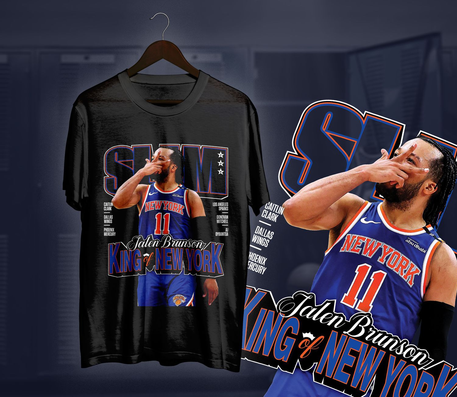 Brunson King of NY Slam t-shirt