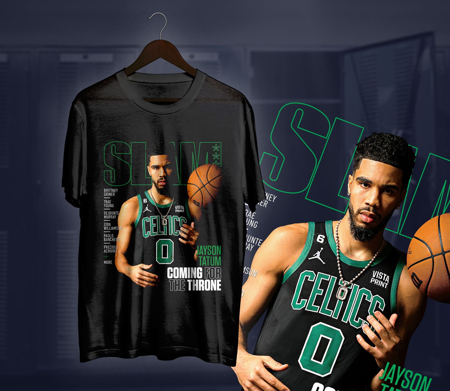 Tatum for the Throne Slam t-shirt