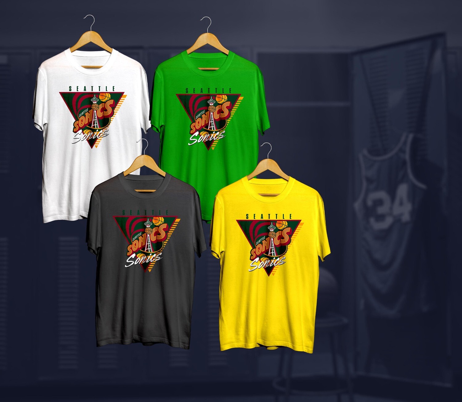 OFFER Sonics Triangle T-shirt - XL