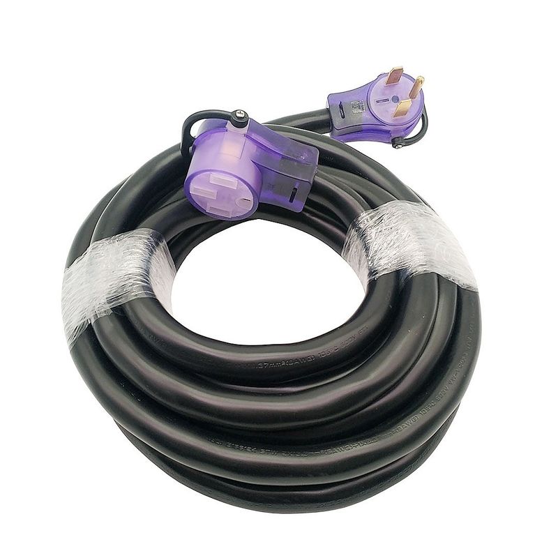 Heavy-duty NEMA 14-50 extension cord for EV only, 30 ft.