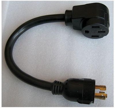 NEMA L14-20P Twist-Lock to 14-50R RV/EV Adapter