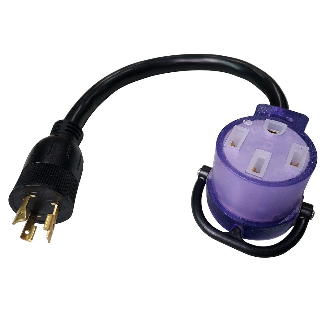 L6-20P Twist-Lock to NEMA 14-50R Adapter for EV only