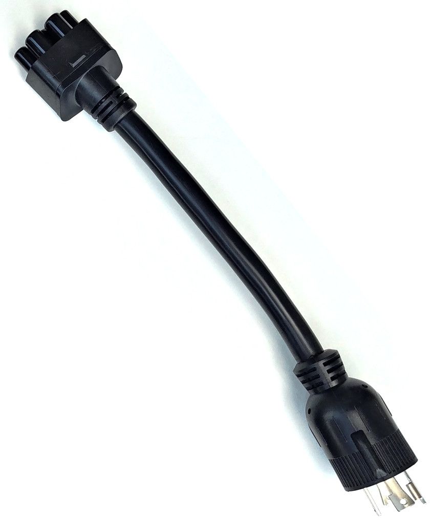 L14-30 Twist-lock Adapter for Tesla Gen 2, Cord Length: 12 inch (30 cm), Condition: New