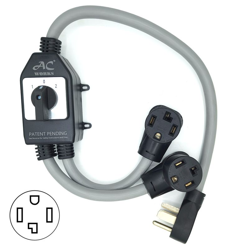 NEMA 14-30 Y Splitter with Safety Switch