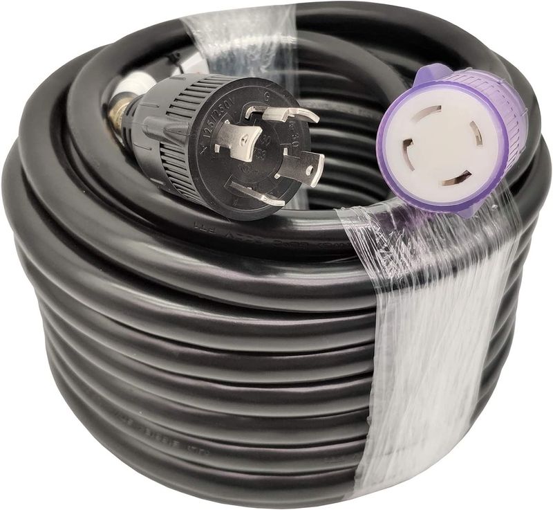 L14-30 twist-lock extension cord, 50 ft.