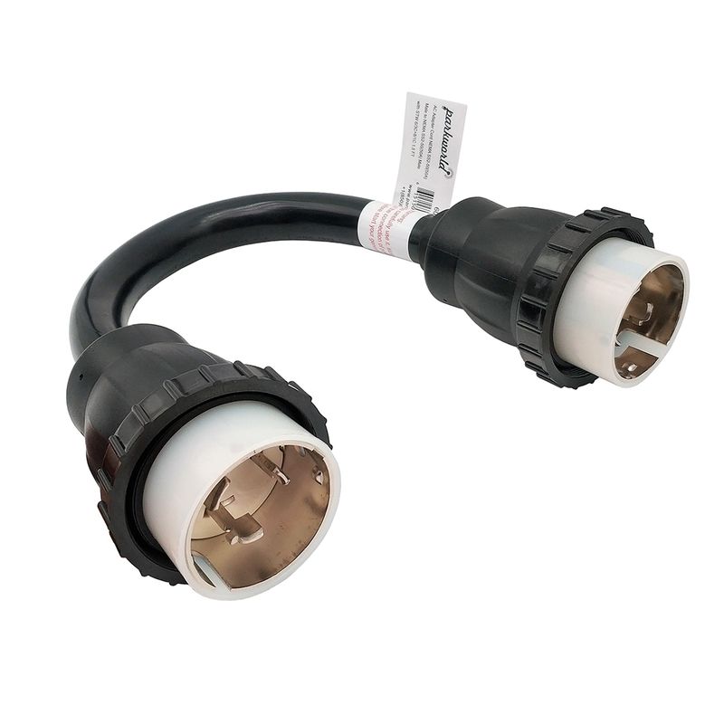 Generator Transfer Switch Adapter, 50 amp locking male to male