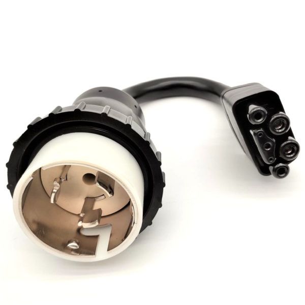 50A Locking Shore Power (SS2-50 / CS6365) Adapter for Tesla Model S/X/3 Gen 2