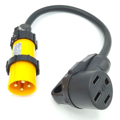 30A 240V Reefer Outlet to NEMA 14-50R Adapter for EV only