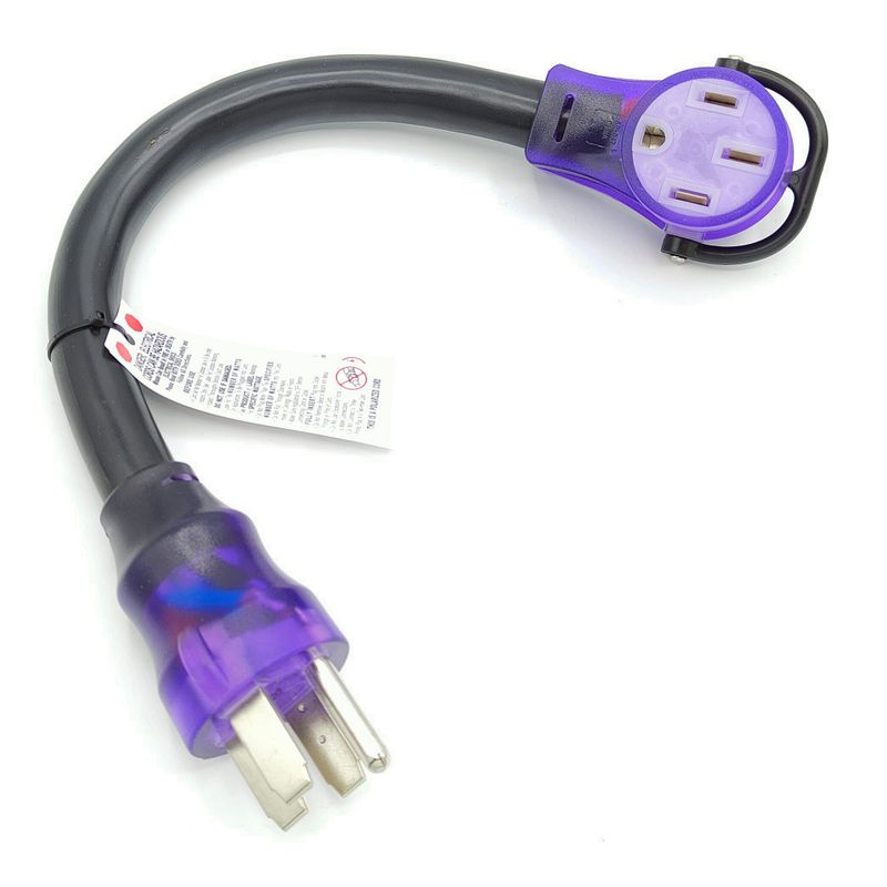 NEMA 14-50 (50A RV) Straight Plug Adapter