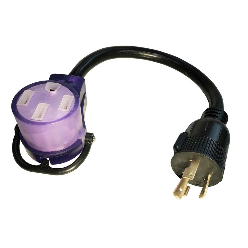 NEMA L6-30P Twist-Lock to 14-50R Adapter for EV Only