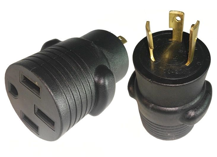 L5-30P to NEMA 14-50R RV 30A locking to 50A Adapter