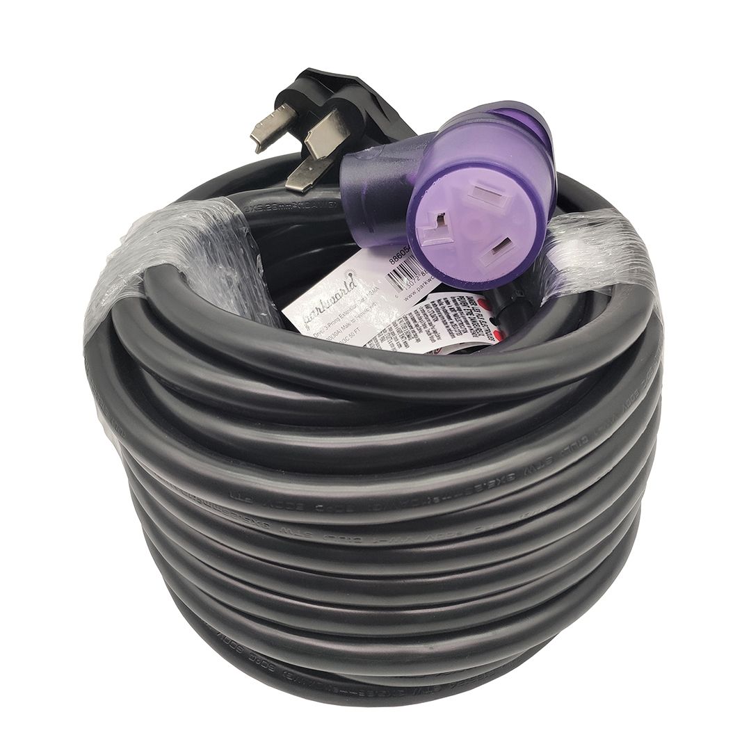 NEMA 10-30 dryer extension cord, 50 ft.