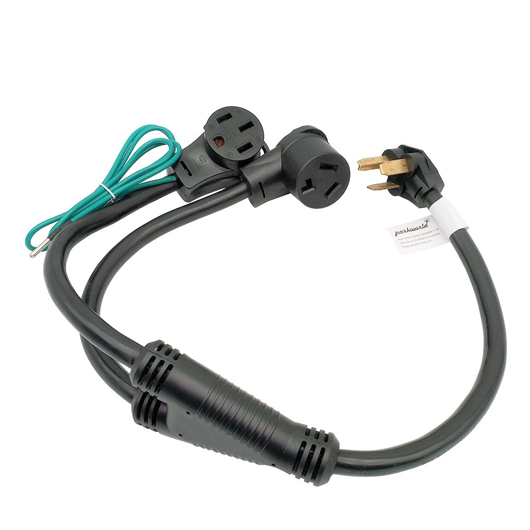 NEMA 10-30P to 10-30R &amp; 14-50R Y Adapter Splitter