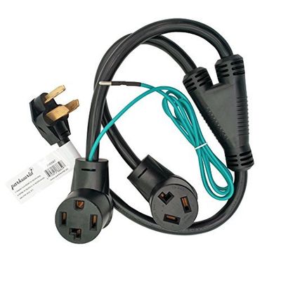 NEMA 10-30P to 10-30R &amp; 14-30R Y Adapter Splitter