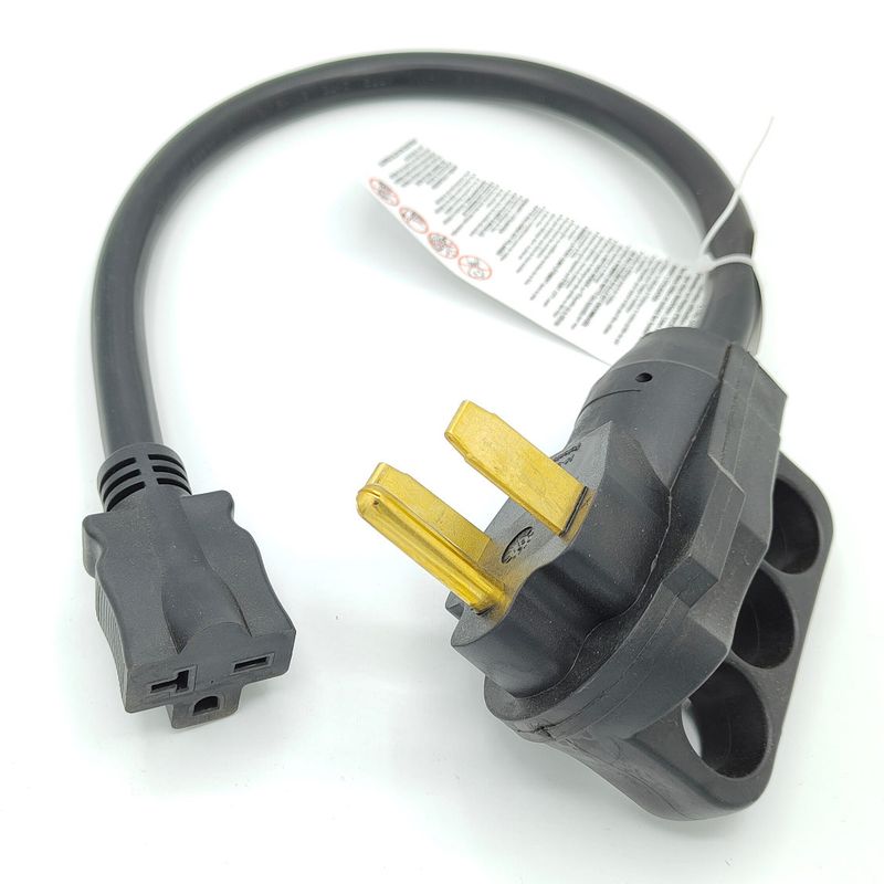 NEMA 14-30P/14-50P/14-60P to 6-15R/6-20R Universal Adapter, 2 ft.
