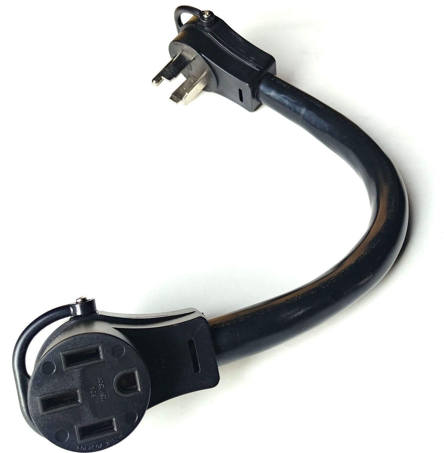 NEMA 14-60P to 14-50R, 60A to 50A RV Adapter
