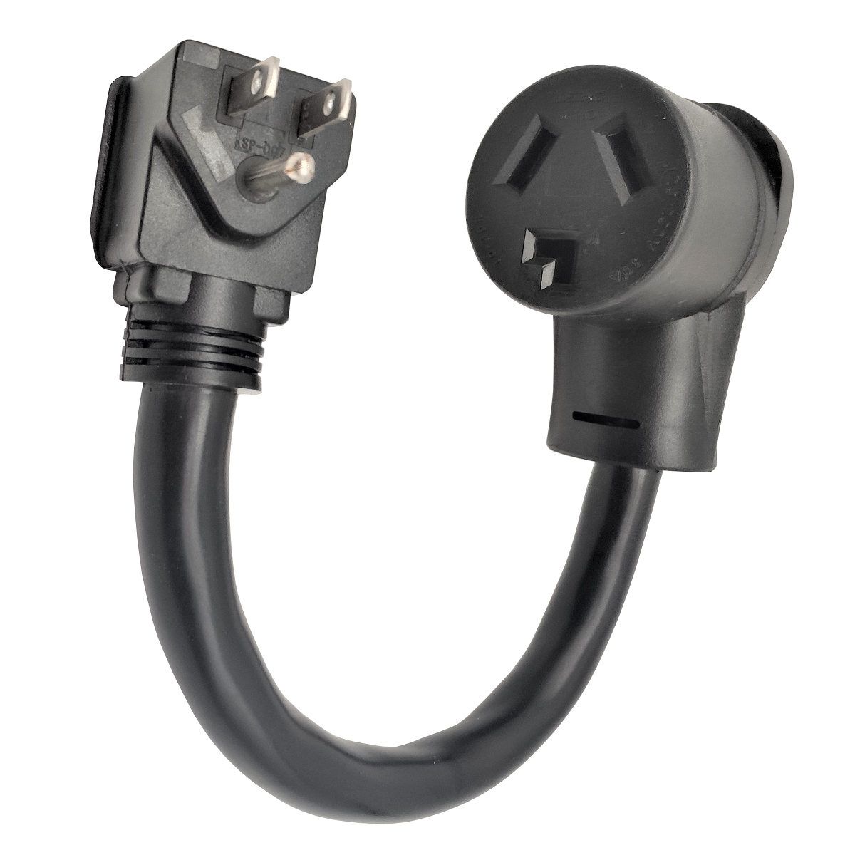 NEMA 5-15P to 10-30R Adapter