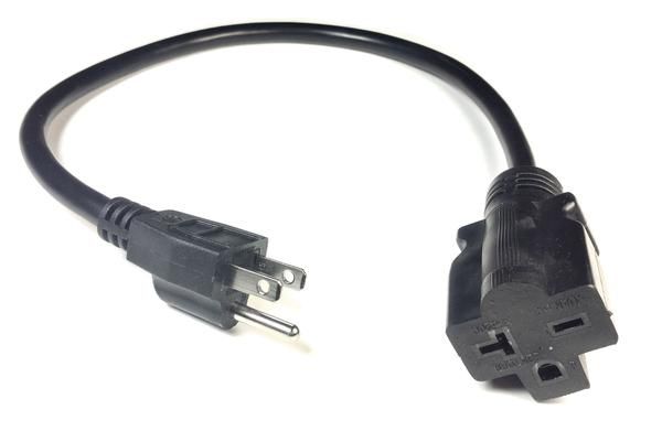 NEMA 5-15P/5-20P to 6-15/6-20R 120V Adapter