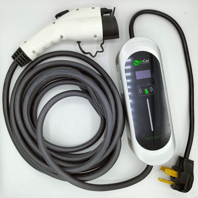 ZenCar 8-16A Adjustable 120-240V EV Charger EVSE with NEMA 10-30 Plug
