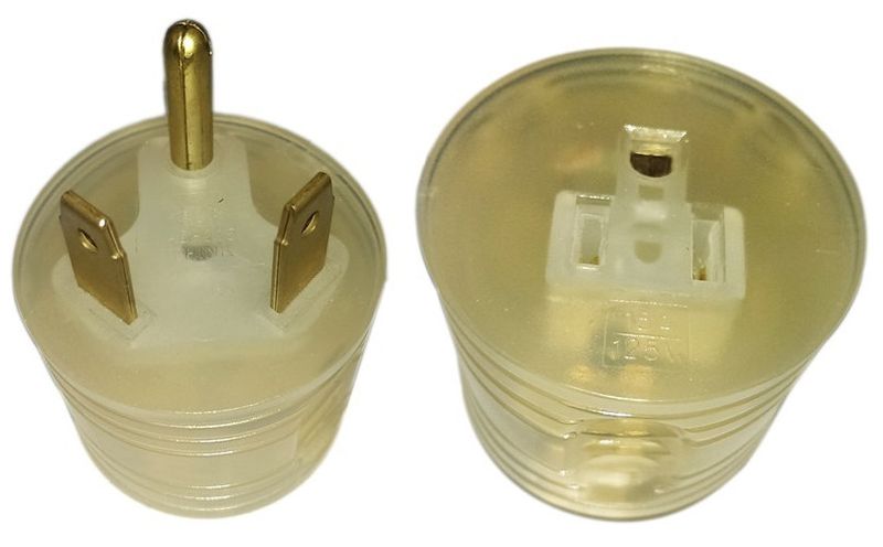RV 30A to 15A (TT-30P to NEMA 5-15R) Compact Adapter