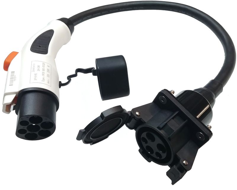 US to Chinese Type 1 (J1772) to GB/T 20234 EV Adapter