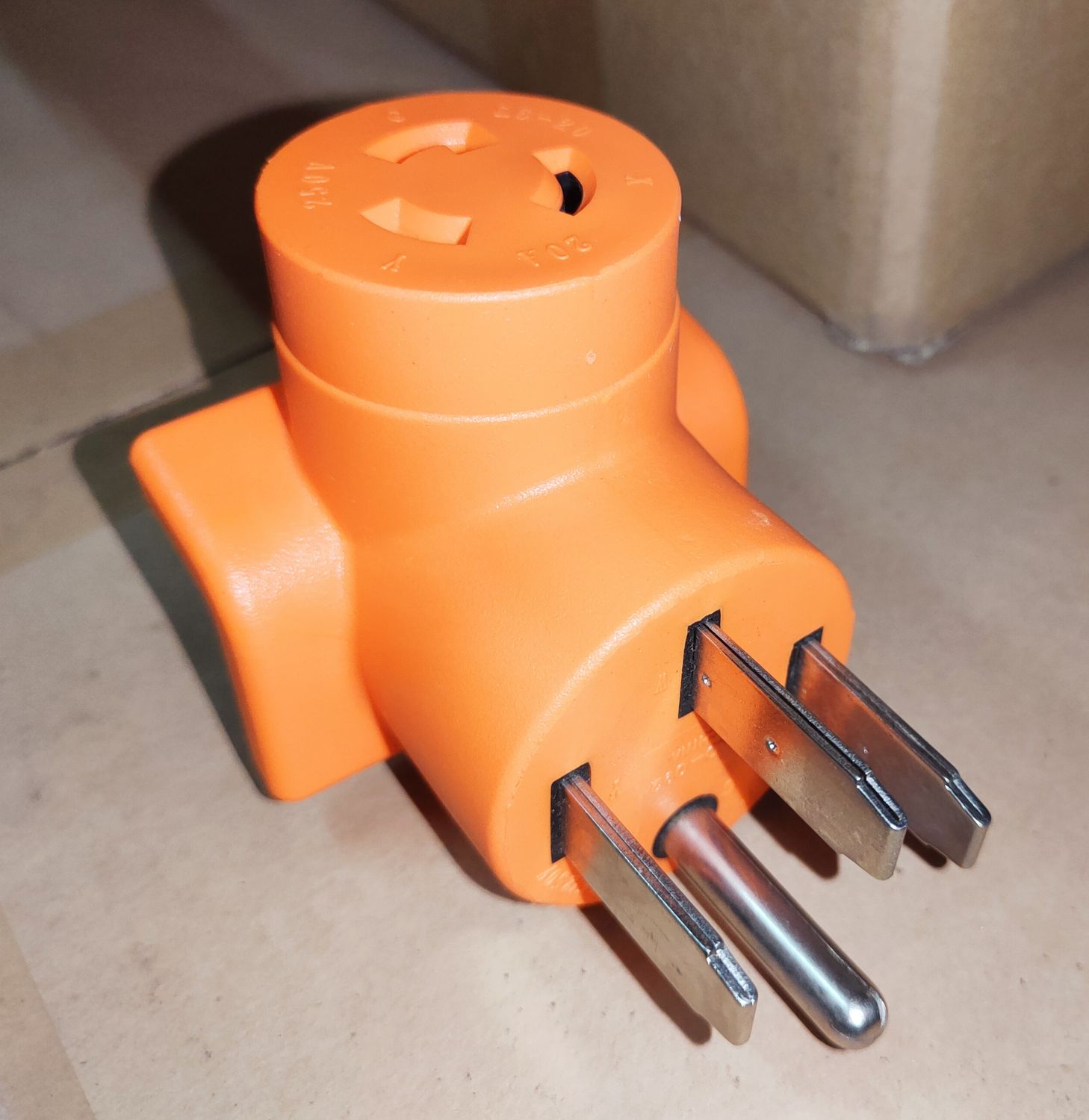NEMA 14-50P to L6-20R Adapter