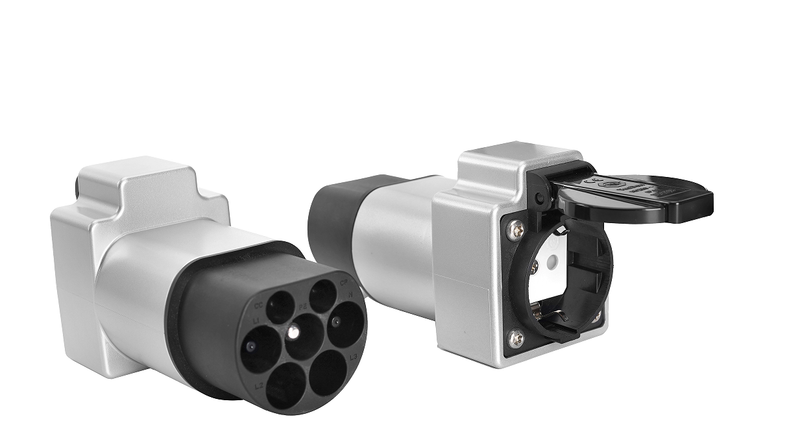 Type 2 EV Charger to Schuko Adapter