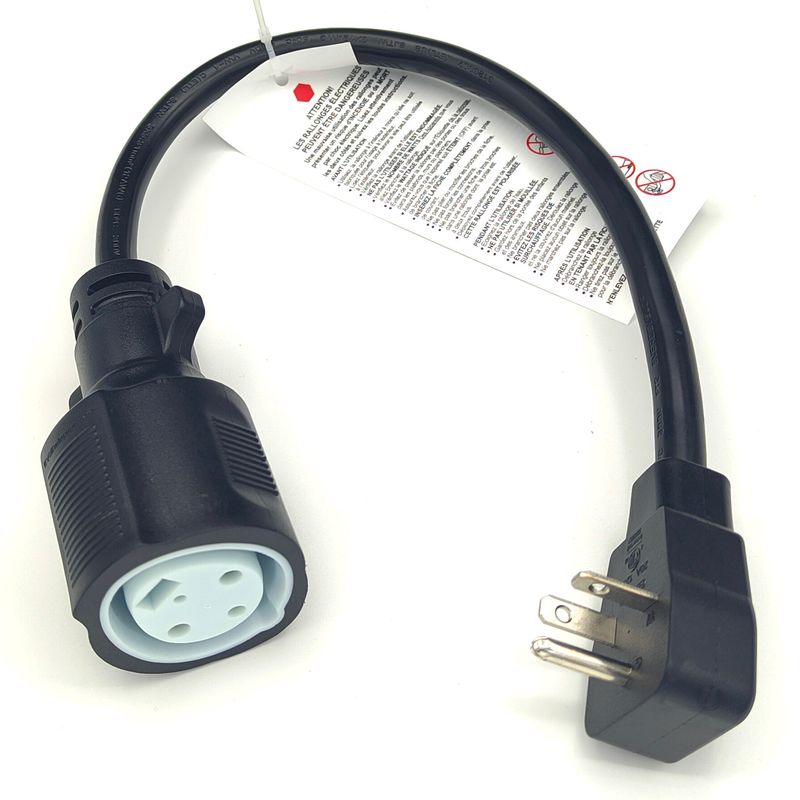 NEMA 5-20 (120V) Adapter for Tesla Model S and Model X Gen 1, 18 inch