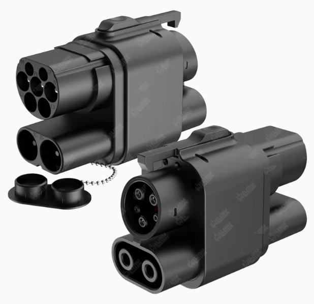 European to US CCS-2 to CCS-1 EV DCFC Quick Charger Adapter