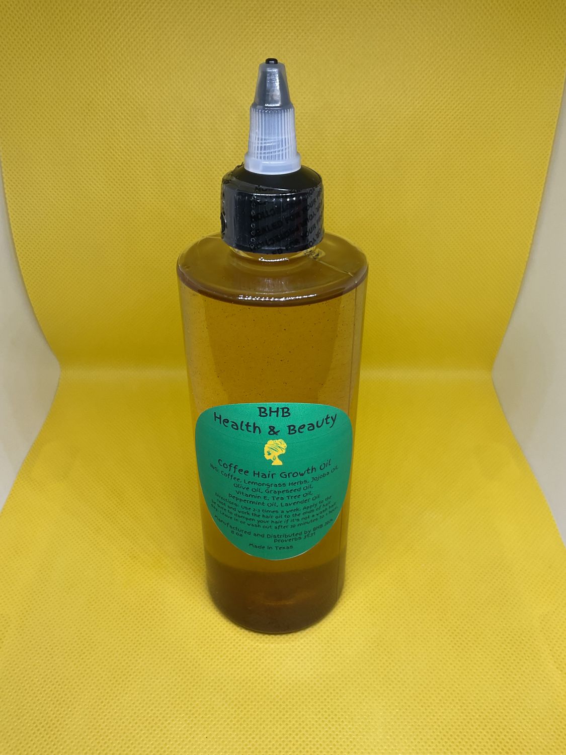 Coffee Lemongrass Hair Oil 8 oz