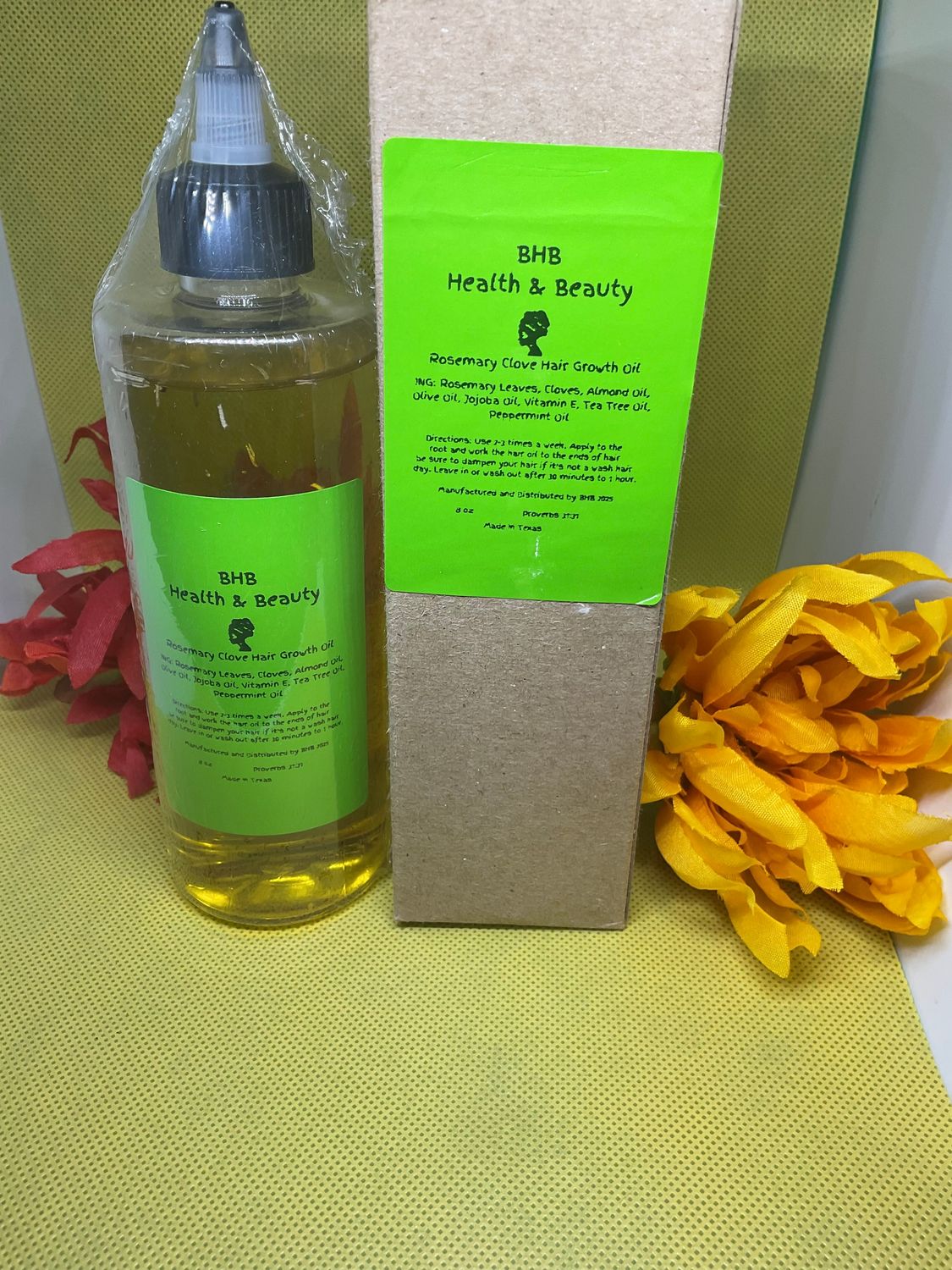 Rosemary Clove Hair Growth Oil 8 oz