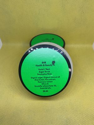 Facial Neck / Sugar Scrub Eucalyptus Rose